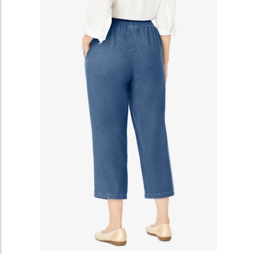 Women Within 7 -Day Denim Capri - Picture 2 of 4